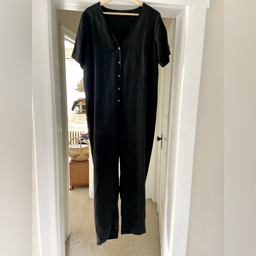 Hatch brand “The Noelle” maternity jumpsuit.